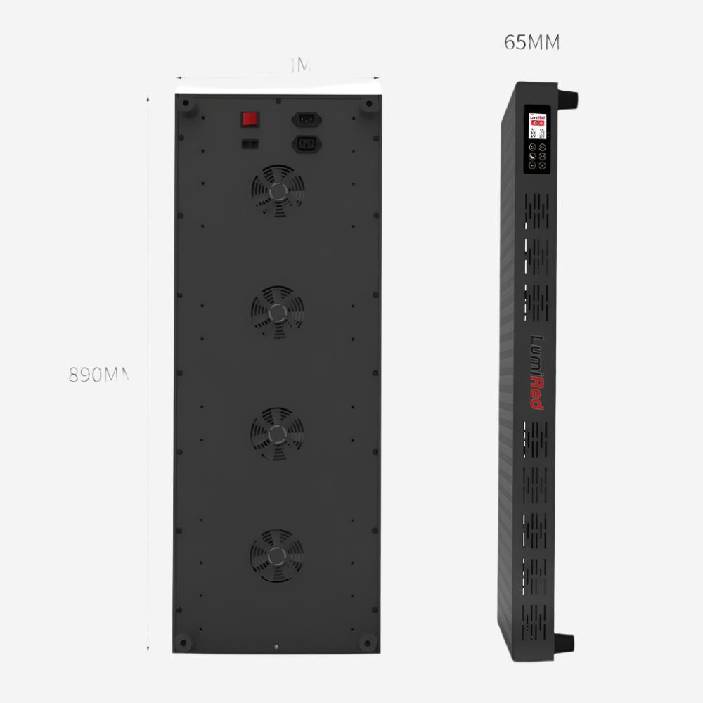 Back and side-view of LumiPro Max 1500